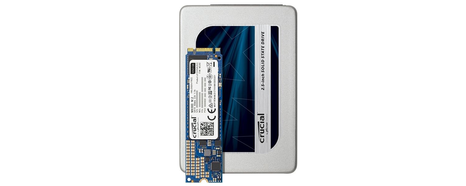 Crucial MX300 SSDファミリ