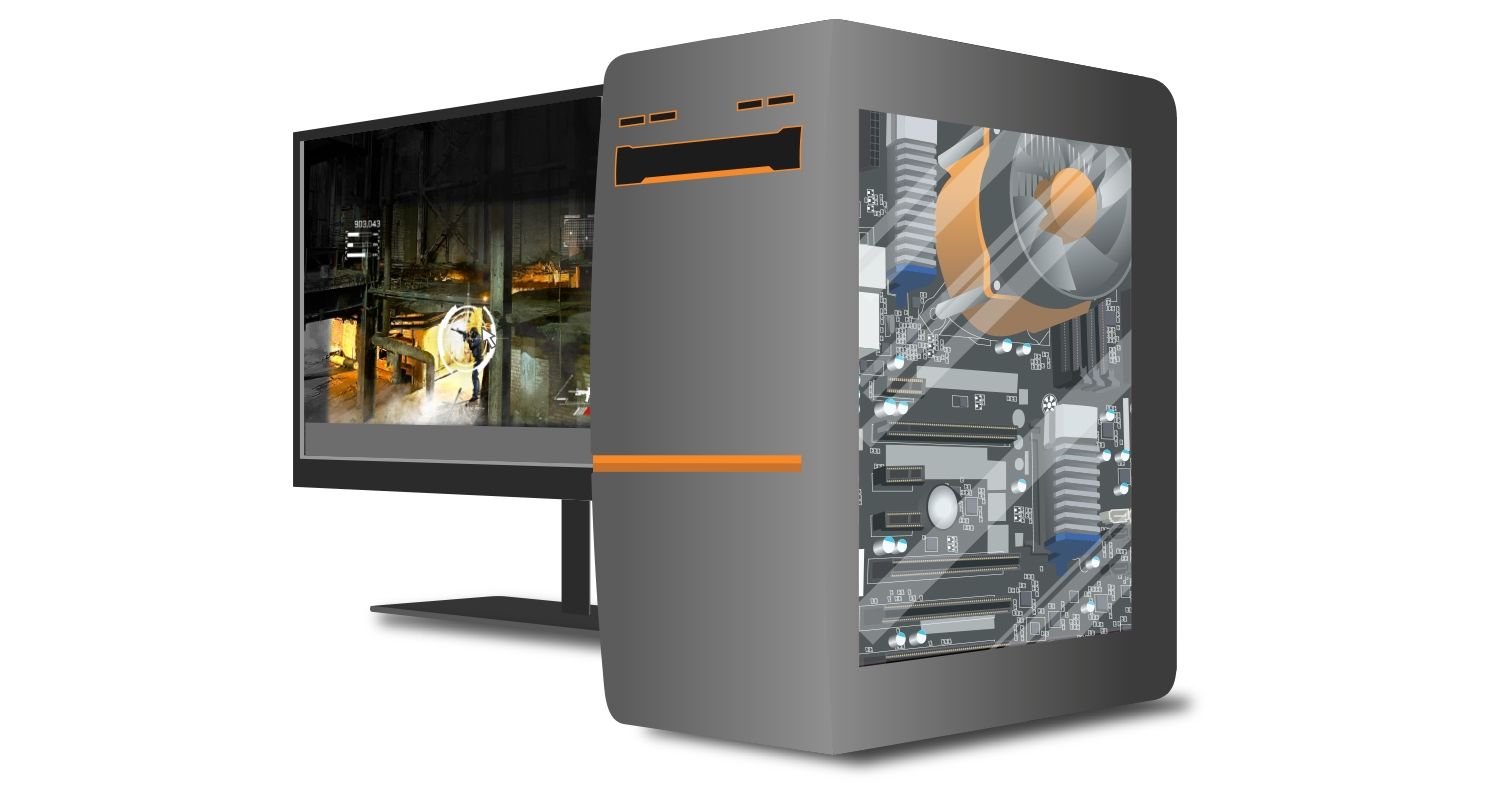 ゲームプレイに特化したゲーミングPCとモニター